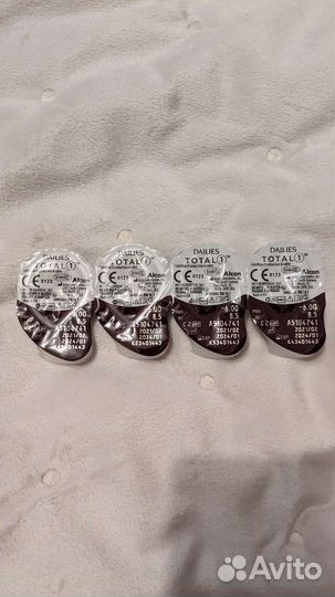 Линзы контактные однодневные dailies total