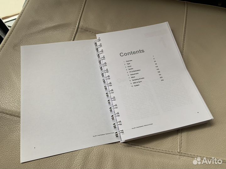 Учебник Teenage Engineering OP-1 Field Notebook