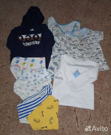 Детские вещи пакетом на мальчика от 74 размера