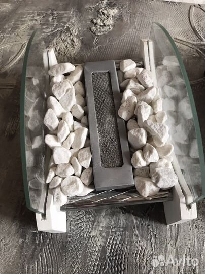 Биокамин настольный белый. Новый (бронь)