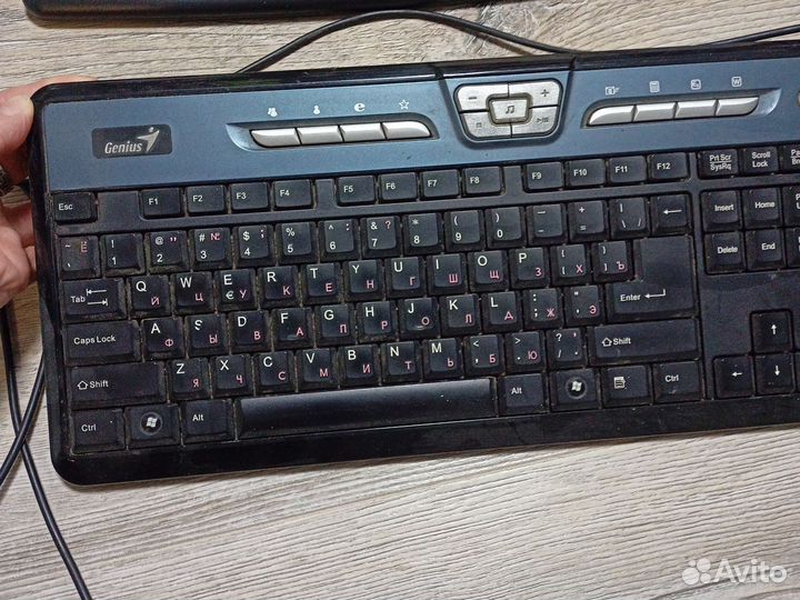 Клавиатура logitech k120, Genius