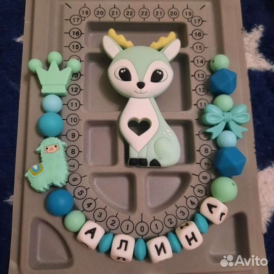 Держатели и силиконовые прорезыватели ручной работ