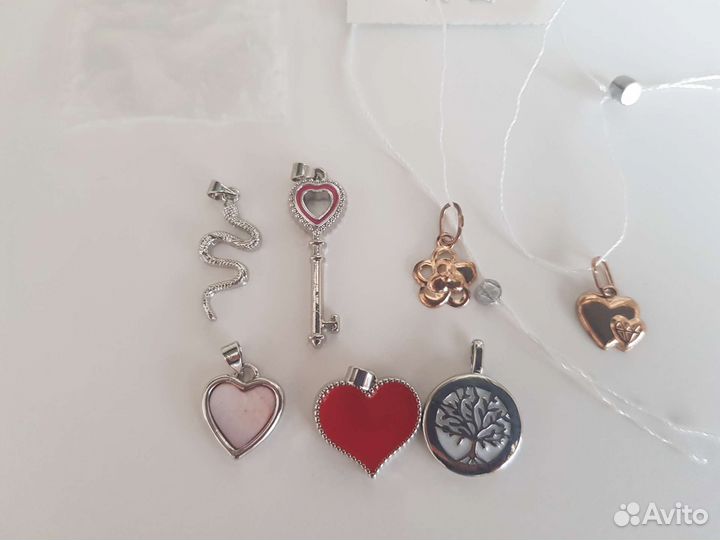 Кулон серебро