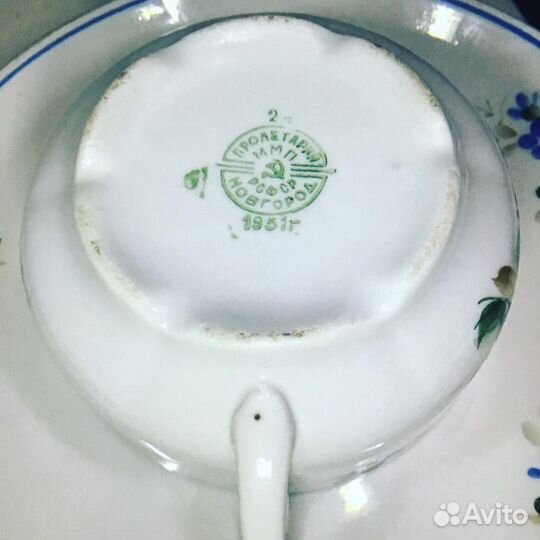 Чайная пара Незабудки