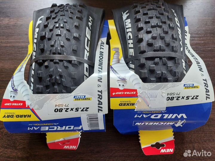 Покрышки 27.5 Michelin Wild am и Force am
