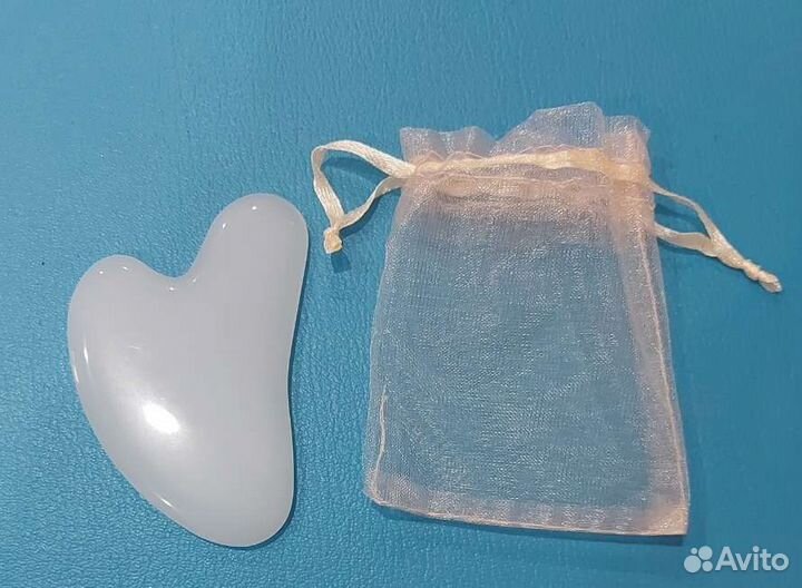 Скребок гуаша агат