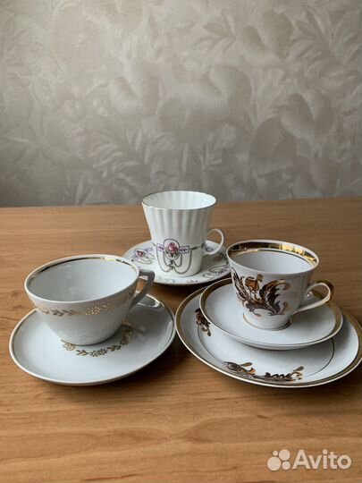 Фарфоровые чашки лфз, Латвия, времен СССР