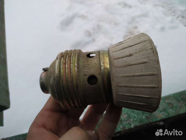 Ретро патрон для уличного светильника ссср. Новый
