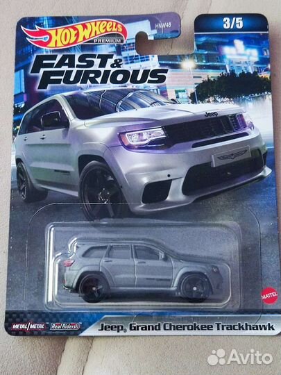 Hot wheels premium Fast Furious 9 Jeep дуэт