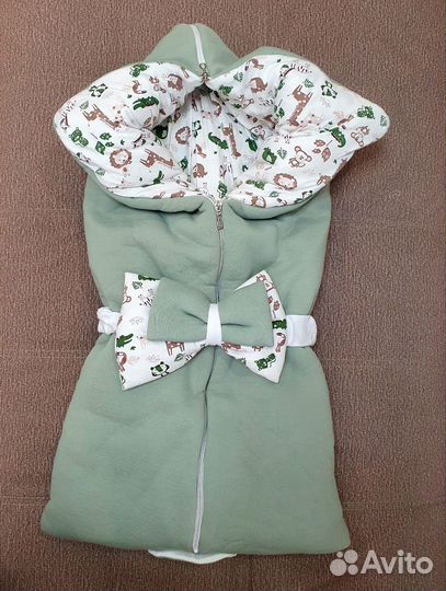 Конверт кокон на выписку