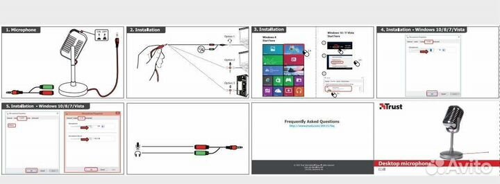 Микрофон для компьютера Trust elvii (20111)