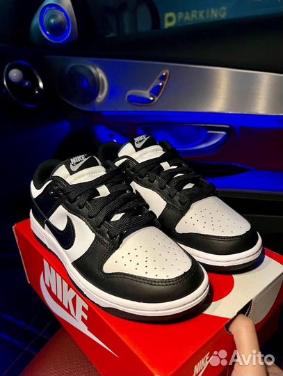 Nike Dunk Low Black White Оригинал