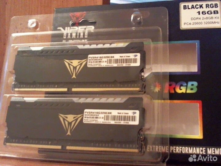 Оперативная память DDR4 3200MHz