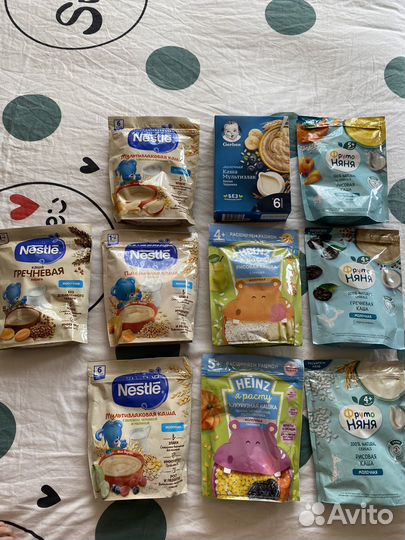 Детские каши молочные