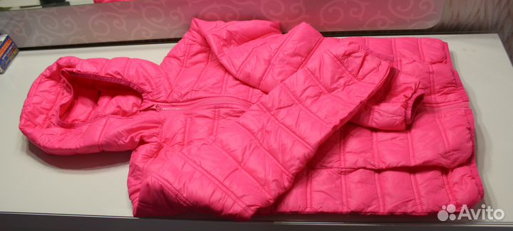Курточка розовая демисезонная