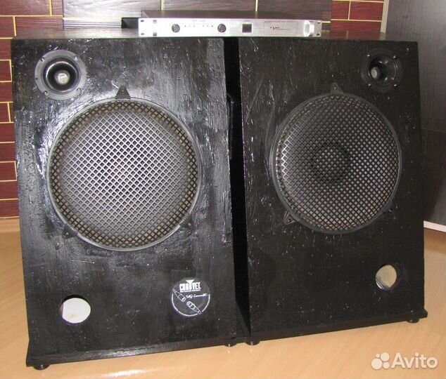 Колонки EVM 1200W 2шт Pro-115 Prmd Усилитель Dual