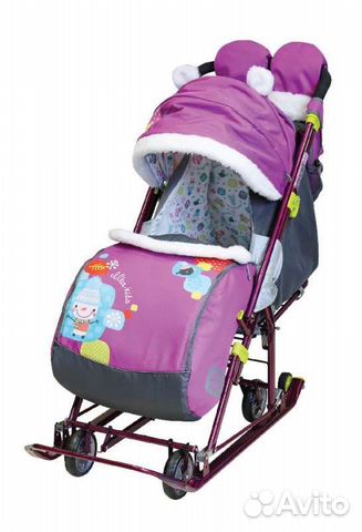 Детские санки коляска