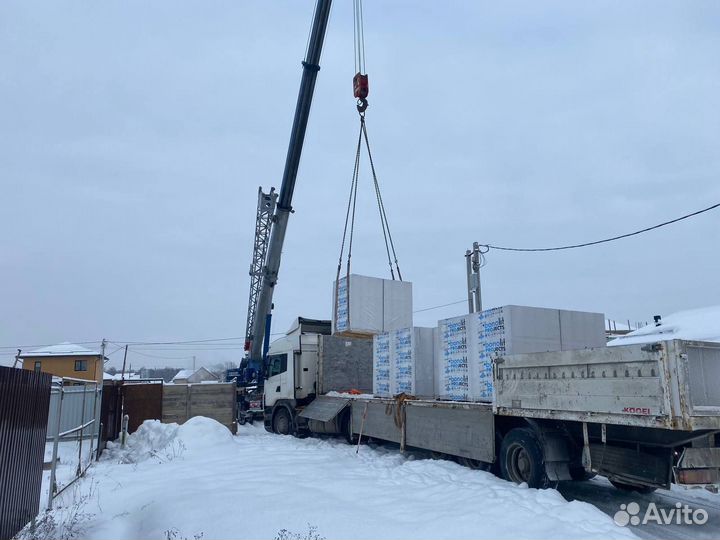 Газобетонные блоки 400 x 250 x 600 D 500