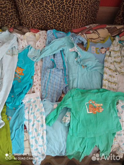 Огромный пакет одежды на мальчика 74-86