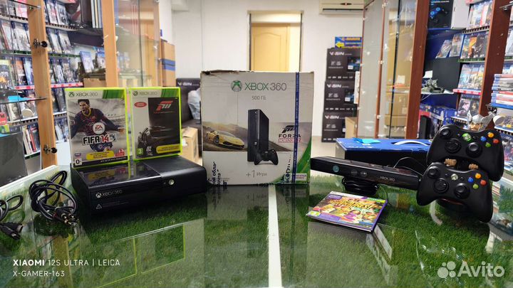 Xbox 360E(250GB) Кинект/2 Геймпада/Игры