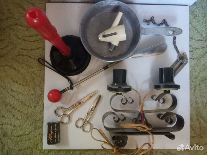 Вантуз, хлебница, кофейник, лампа СССР