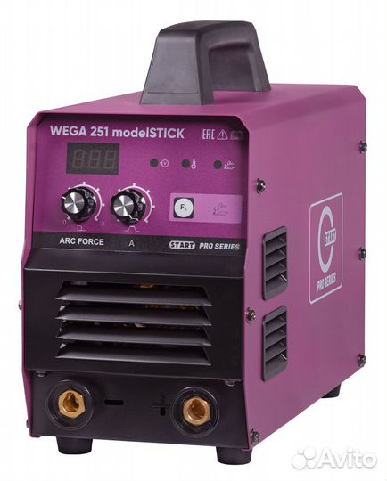 Сварочный инвертор wega 251 modelstick start PRO