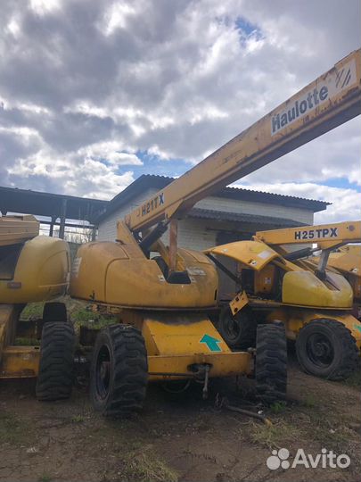 Разбор Телескопический подъемник haulotte 25tpx