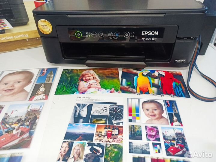Мфу Epson XP2100 с WiFi и снпч