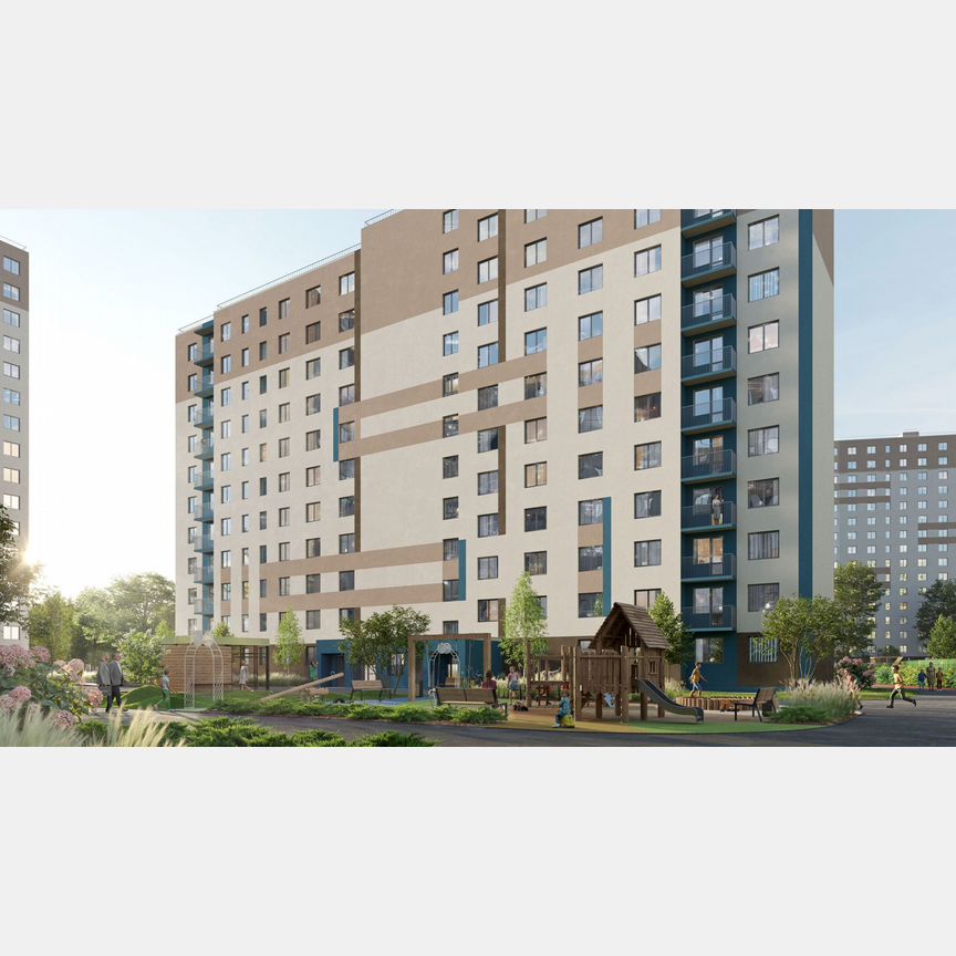 1-к. квартира, 32,3 м², 13/16 эт.