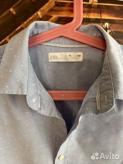 Рубашка Zara на мальчика р. 140