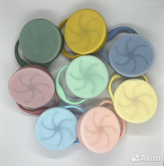 Набор детской силиконовой посуды