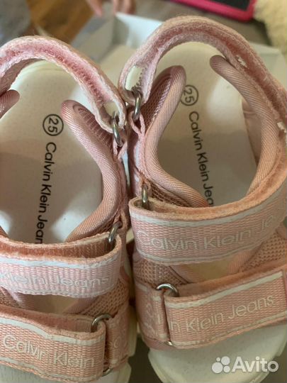 Сандалии для девочки calvin klein