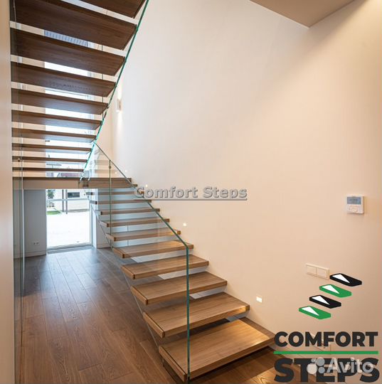 Шпонированные ступени для лестниц