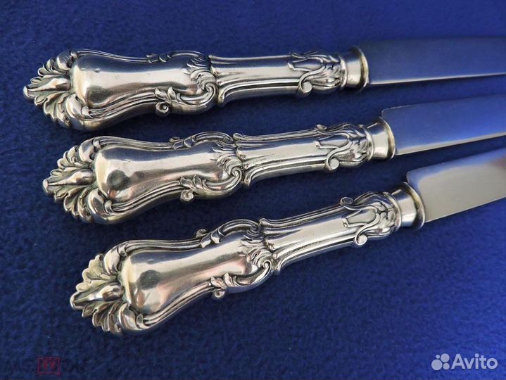 Ножи. Полностью серебро 84. Shanks & Co. Болин