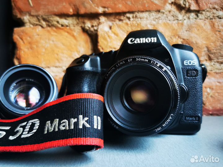 Фотоаппарат Canon 5d mark ii и объектив 50mm