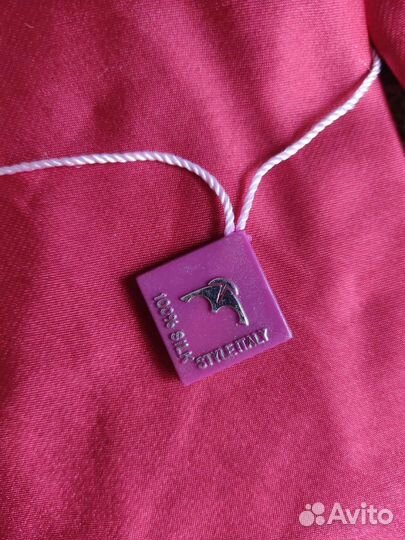 Галстук широкий красный