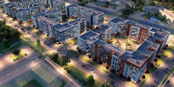 1-к. квартира, 45,7 м², 7/7 эт.