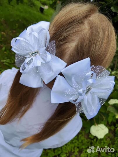 Бантики ручной работы. Цена за 2 шт