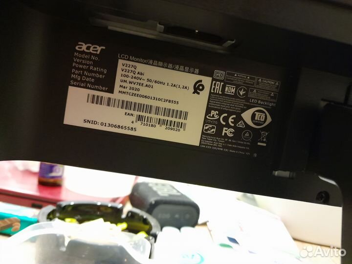 Монитор acer 22