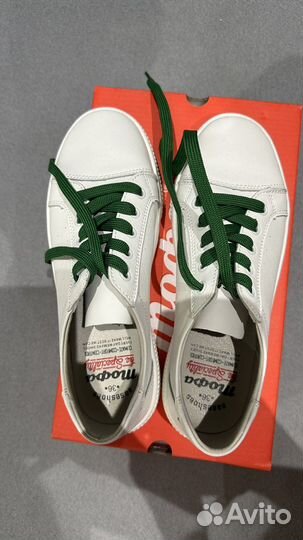 Натуральная кожа Кеды