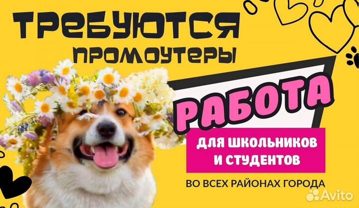 Требуются расклейщики объявлений 14+