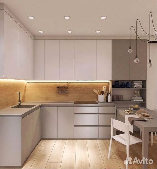 Кухня под потолок без первоначального взноса