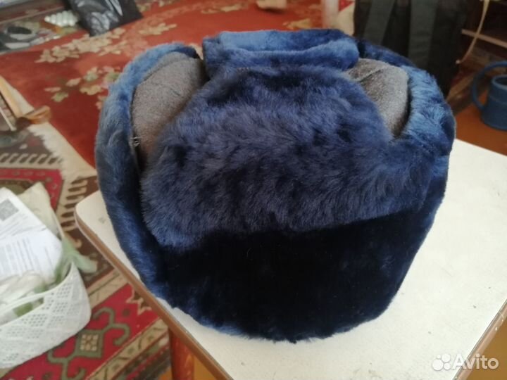 Мужская военная зимняя шапка