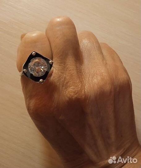 Кольцо серебряное, 925 пробы