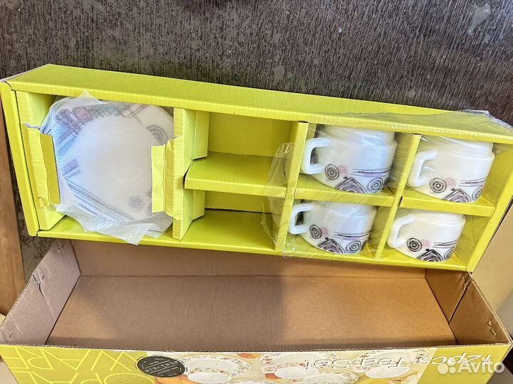 Набор посуды рюмки бокалы чашки блюдца