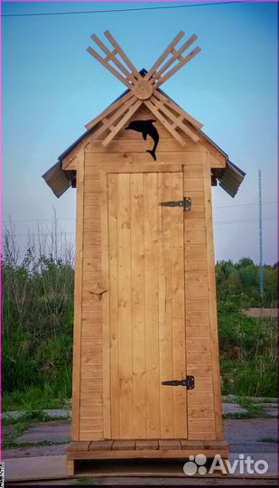 Уличный туалет с установкой BLU777