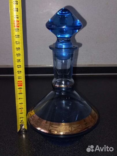 Цветное стекло СССР и Богемия Фужеры рюмки