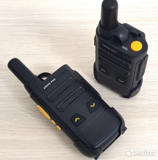 Легкая рация с наушником, комплект 2 штуки