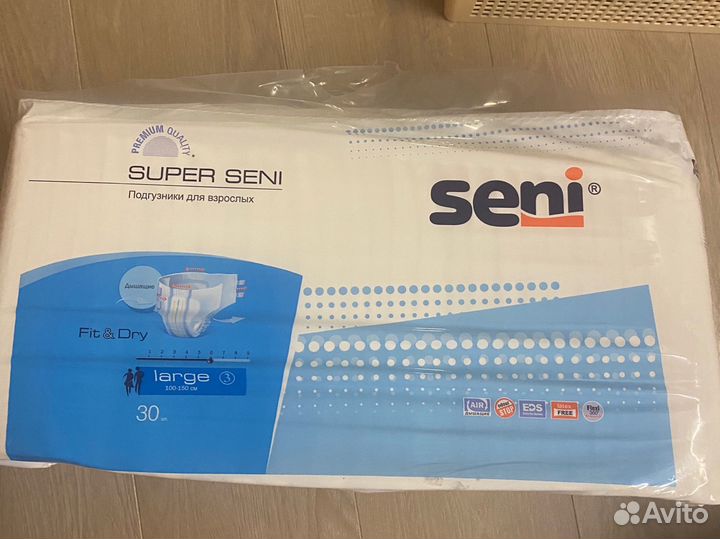 Памперсы для взрослых seni 3