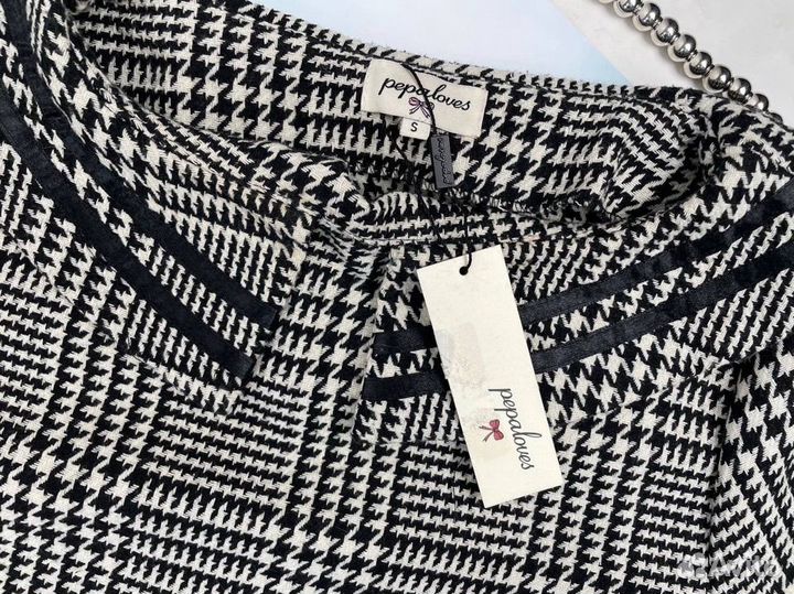 Платье женское 42 S новое гусиная лапка